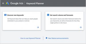 Sử dụng công cụ Google Keyword Planner trong nghiên cứu từ khóa