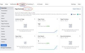sử dụng page insight để theo dõi hoạt động đo lường trong facebook marketing