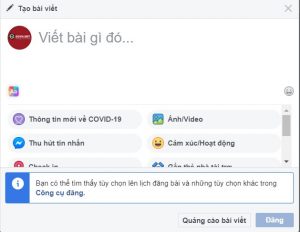 đăng bài viết lên fanpage facebook marketing