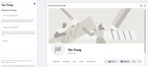 Phần mô tả trang fanpage facebook