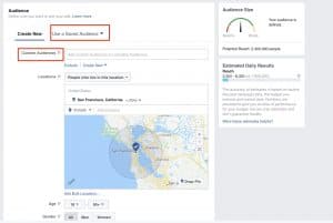 Chọn đối tượng quảng cáo facebook dựa trên vị trí địa lý