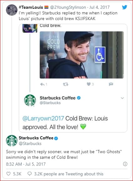 Starbuck tương tác người dùng