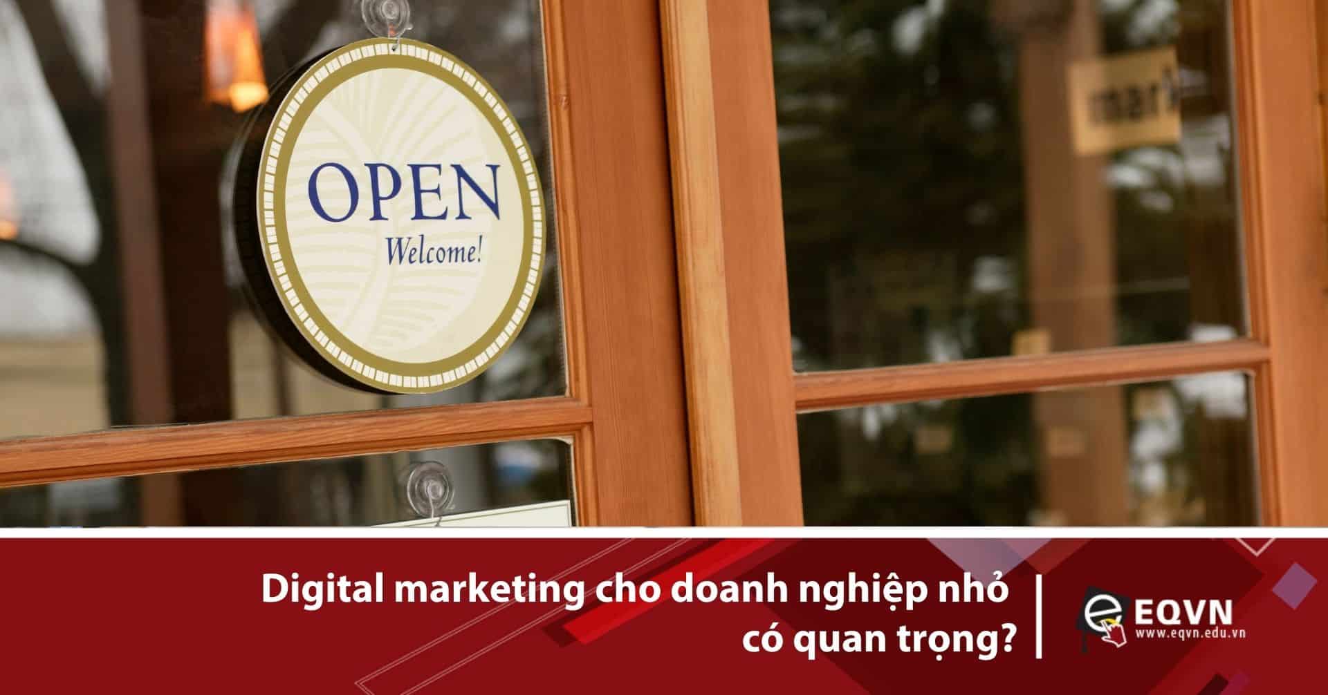digital marketing cho doanh nghiệp nhỏ